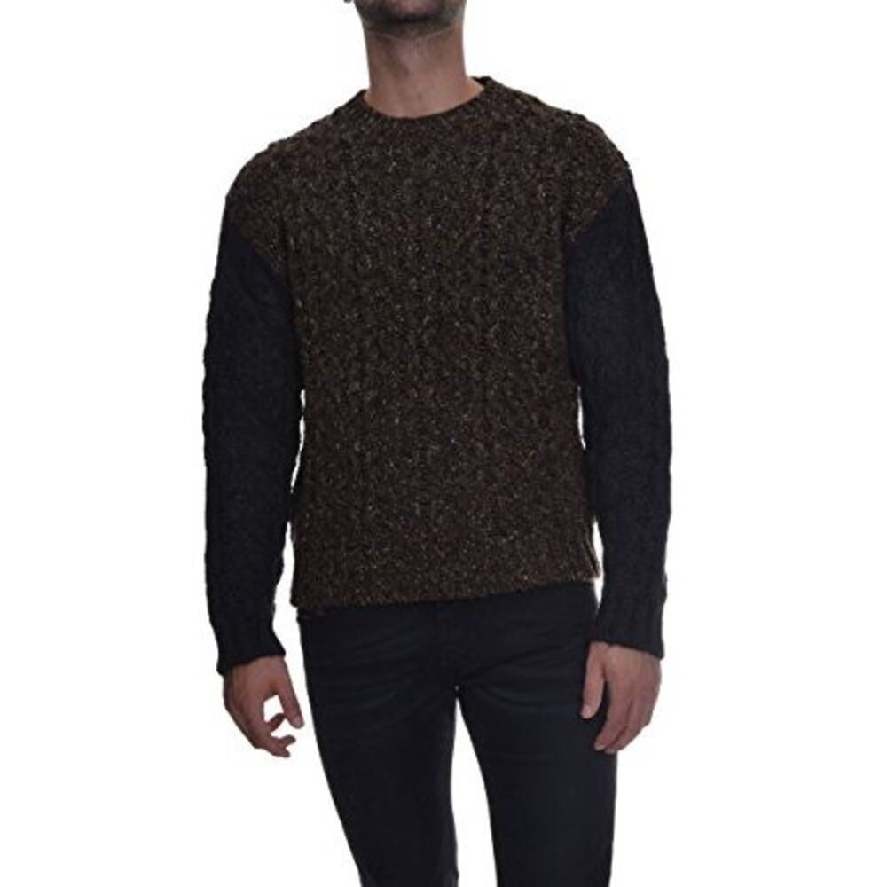 Diesel Men's K- Lona Sweater, Brown, Large